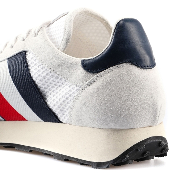 MEN'S MONCLER HORACE SNEAKERS SHOES LACE UPS $500 - Picture 3 of 6